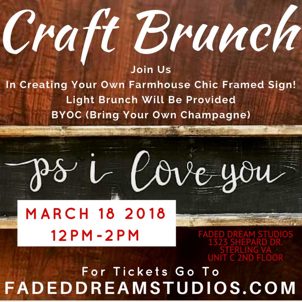 Craft Brunch Faded Dreams Studios